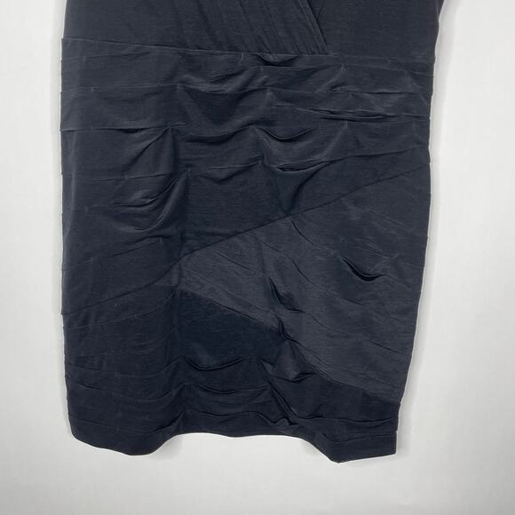 2/$30 NWT Lane Bryant Surplice V-Neck Bandage Dress 20 Black Sleeveless #5781 - Picture 5 of 11